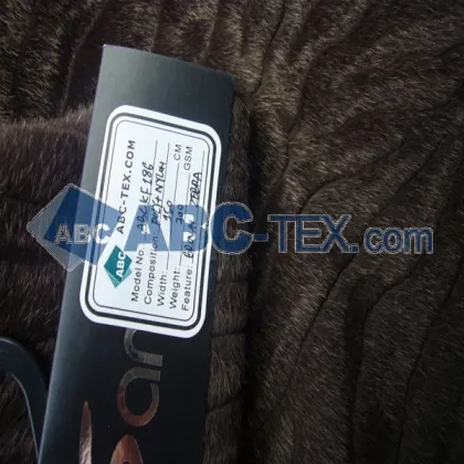 flock on flock fabric