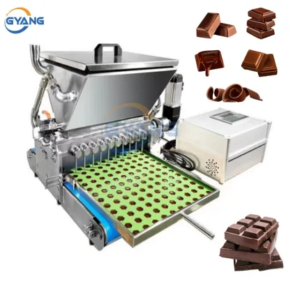Small Tempering Chocolate Lollipop and Cream Fudge Making Machine