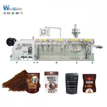 Hocheffizienzroll Film Horizontales Pulver Food Kaffee Pulver DOYPACK Füllungsverpackungsmaschine