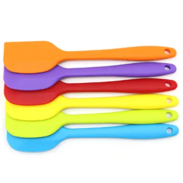 Heat Resistant Non Stick Pastry Baking Silicone Scraper Spatula (8 inch & 11 inch)