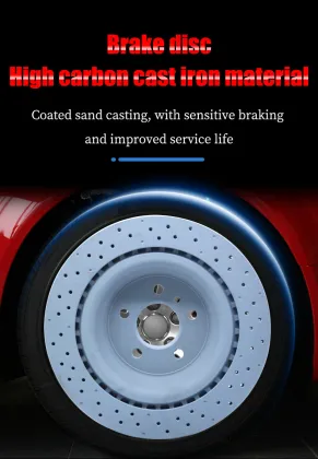 SDCX Auto Parts Brake Disc SX2456 for YUSHENG S350 2.0TDI-Diesel (Front)