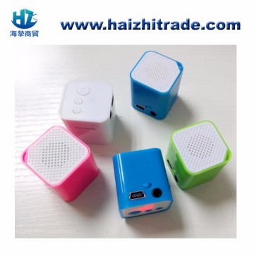 2015 newest mini cube mp3 player with built in speaker mp3 player