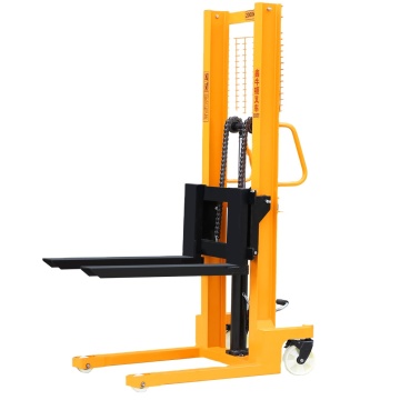 Hydraulic Stacker Lift Capacity T: Nylon/PU/Rubber Wheels & Crane Operation for Goods Movement