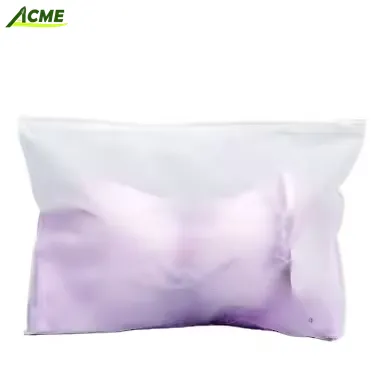 Frosted EVA Slider Zipper Bags: Custom Matte Plastic Storage Pouches