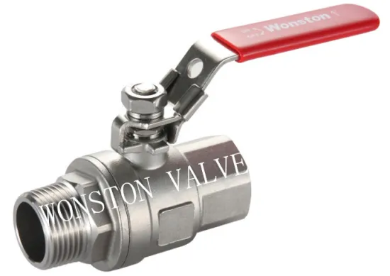 2PC Female-Male Thread Ball Valve with Ce Certificate