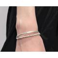 Fot Silver Circle Armband nisch