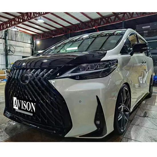 Alphard Velfire 2019-2021 Modified Lexus LM Style Body Kit with Bumper Grille