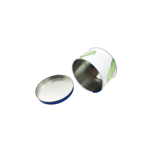 Round Pot Tin Box Mini Small Aluminum Tin Case Lip Gloss Box Manufactory
