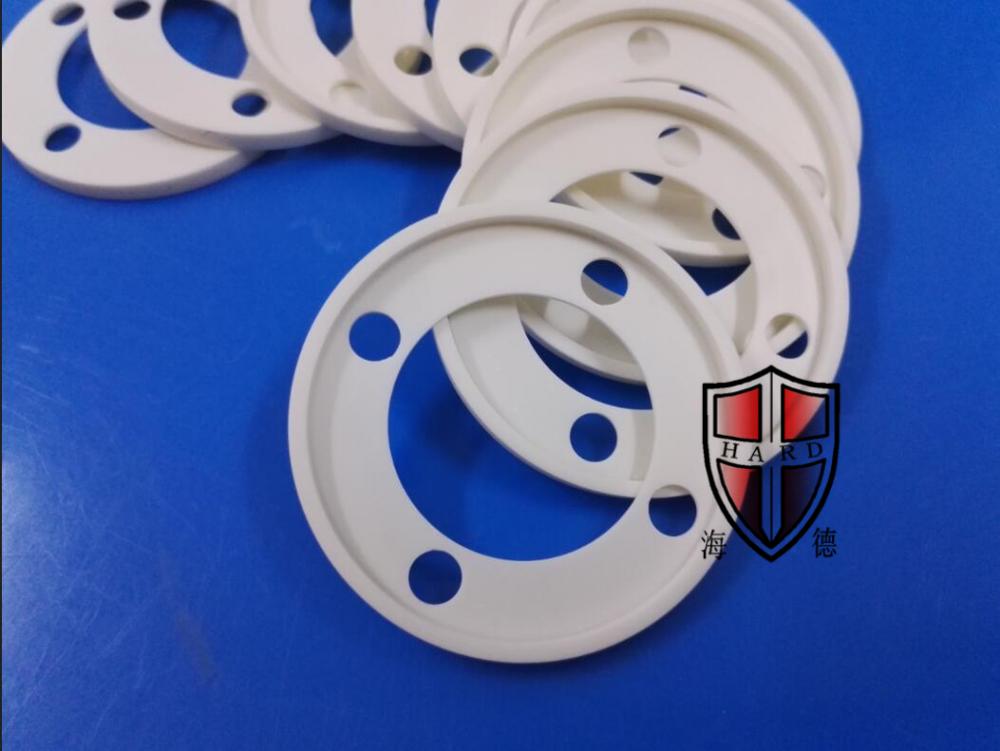 জারা প্রতিরোধের alumina সিরামিক রিং flanges pulley