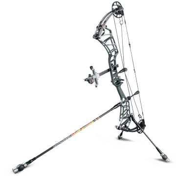 TOPOINT ARCHERY 36\" Target Compound Bow Package: Adjustable Cams, CNC Machine Riser, Gordon Limbs, and BCY String - Complete Archery Bow Set