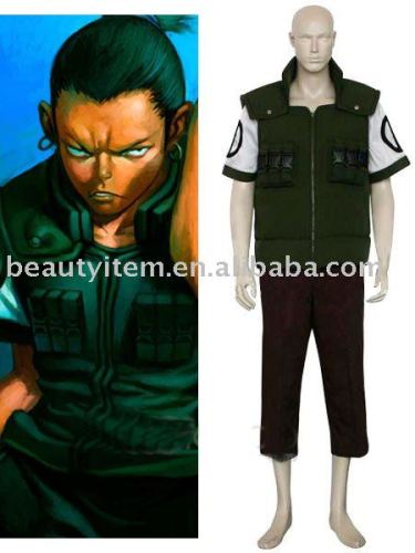 Naruto Nara Shikamaru Battle Cosplay Costume