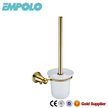 Good Quality Golden Bathroom Accessories Brass Toilet Brush Holder For Home 916 10