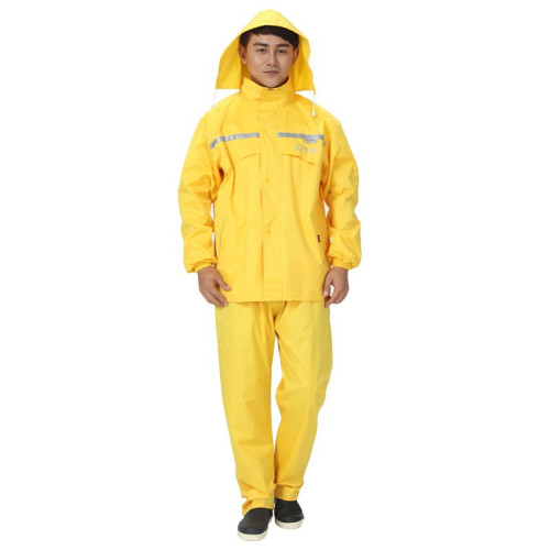Waterproof raincoat suit PVC man and woman