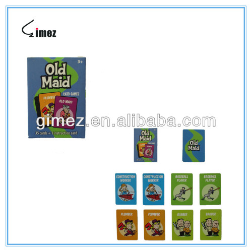 Old maid card game,kids card game,educational cards