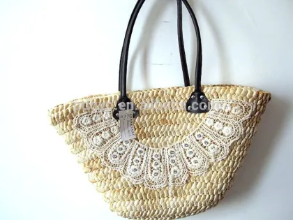 Best handmade wheat straw shopping basket