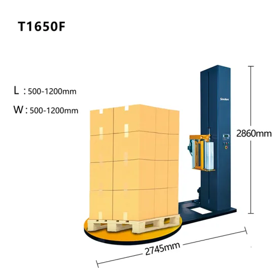 Semi Automatic Pallet Film Packing Machine