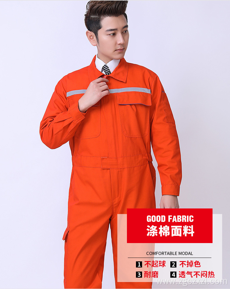 Auto mechanic one-piece wear-resistant work clothes