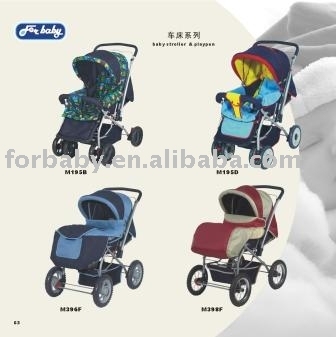 Baby stroller and playpen