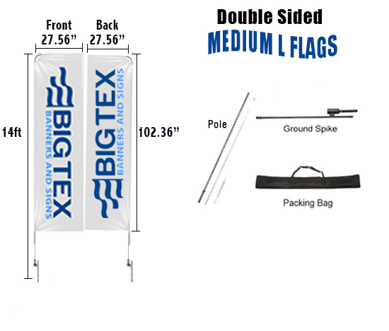 rectangle-flag-medium-double sided