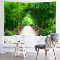 Partition curtain tapestry fabric