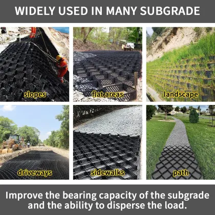 HDPE Gravel Grid Geocells for Driveway and Road Soil Stabilization