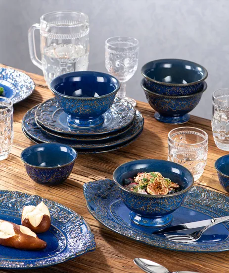 2021 new style 18pcs cheap round Dinner