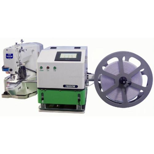 Dispositif automatique de coupe et d&#39;alimentation du ruban Velcro FX-T6100