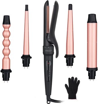 hair titanium flat iron plate 5 in 1 professional