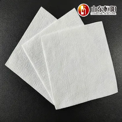 Short fiber polyester geotextile