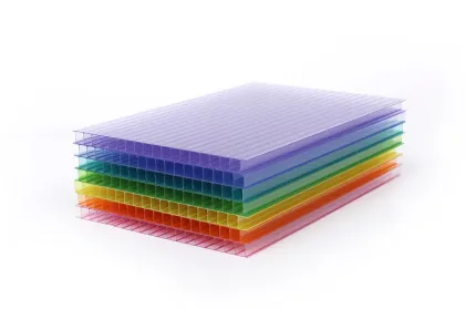 Multicolor Hollow Polycarbonate Sunshine Sheet