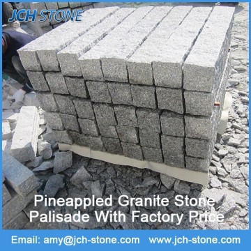 Bulk wholesale square natural granite decorative outdoor stone wall tiles