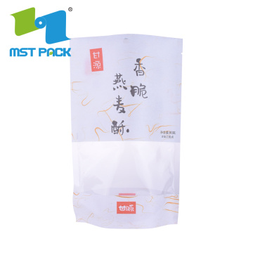 Stand Up Food Rice Paper Bag