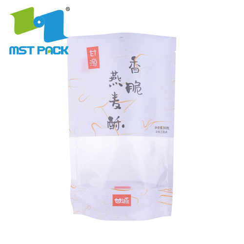 Supporter un sac en papier de riz alimentaire