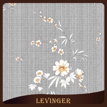 Levinger 3D PVC Free Sample Decorative Floral Plant Wallpaper