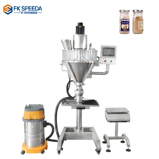 Semi-Auto Cocoa Powder and Small Bottle Filling Machine