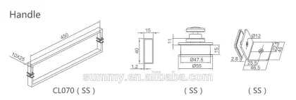 shower stall / 800mm shower screen / shower cabins