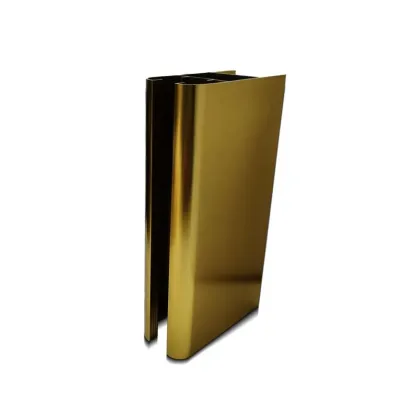 Hongying golden polish aluminium profiles for decoration