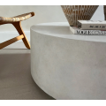 Runder Couchtisch aus Beton