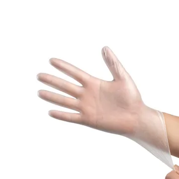 vinyl pvc gloves transparent civil