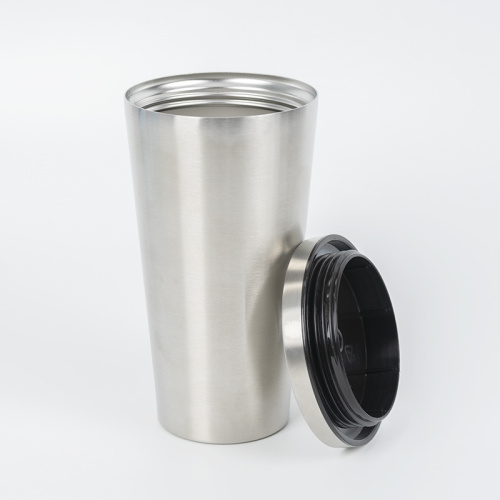 Stainless Steel Vacuum Travel Mug with Straw