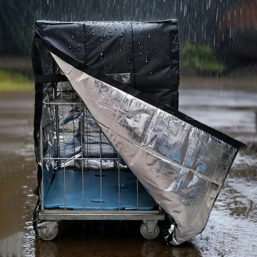 1200x1200x1500mm Waterproof Thermal Blanket Pallet Insulated Thermal Pallet Cover for Cold Chain Shipping
