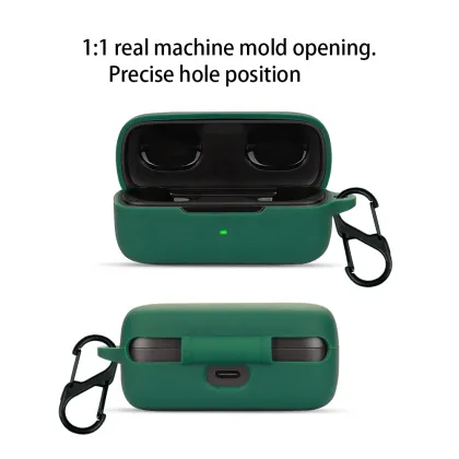 Soft Silicone Earphone Case Cover for EarFun Free Pro 3 with Keychain
