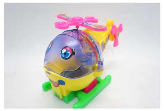 PULL STRING PLANE W/LIGHT