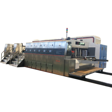 Fully Automatic Cardboard Carton Flexo Printing Slotting Die Cutting Machine