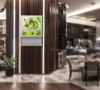 Wall-mounted Advertising Charging Station