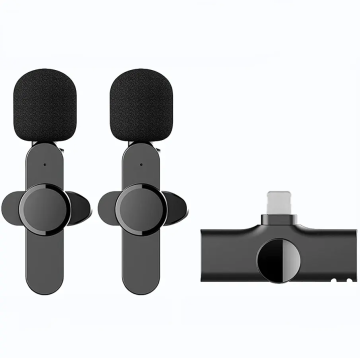 2.4G Wireless Collar Lapel Microphone for Mobile Phone - Live Noise Cancelling K8/K9/K11