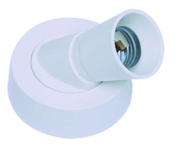 45Degree Angled E27 Batten Long Skirt Lamp Holder