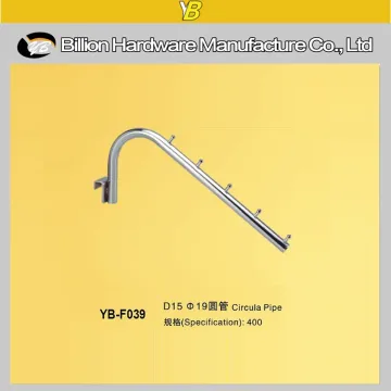 chrome plated clothes store pipe display hook metal hook metal scan hook