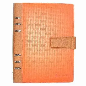 Loose Leaf Binding Organizer with Pocket for Card and Pen