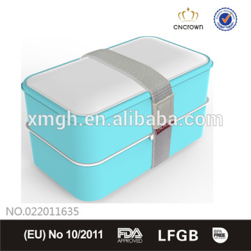 White Lid Bento Food Box, Eco-friendly, FDA Approved, Microwave & dishwasher safe